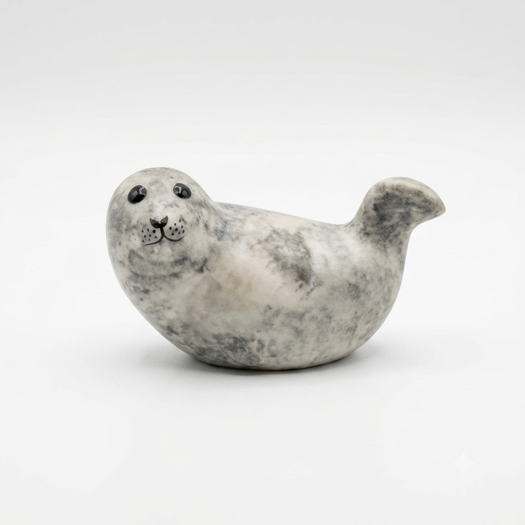 SEAL PUP TAIL UP GREY
